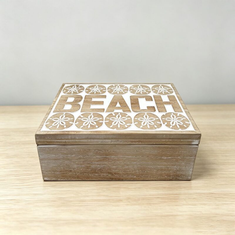 Wooden Storage Box - Coastal (Summer) - life-deco.com