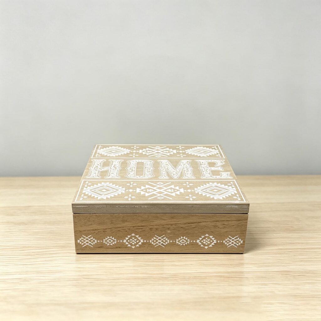 Wooden Storage Box - Farmhouse & Country - life-deco...