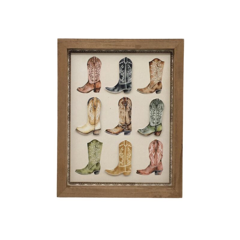 Wooden Shadow‑Box Wall Frame - Farmhouse & Country - life-deco.com