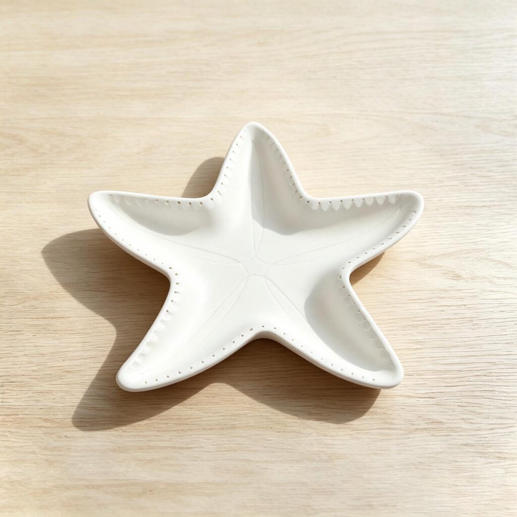 White Starfish Dish - Coastal (Summer) - life-deco.com