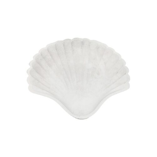 White Shell Shallow Dish - Coastal (Summer) - life-deco.com