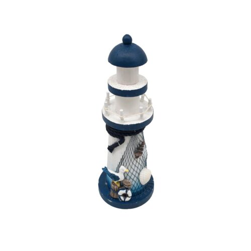 Wooden Lighthouse Decor - Coastal (Summer) - life-deco.com