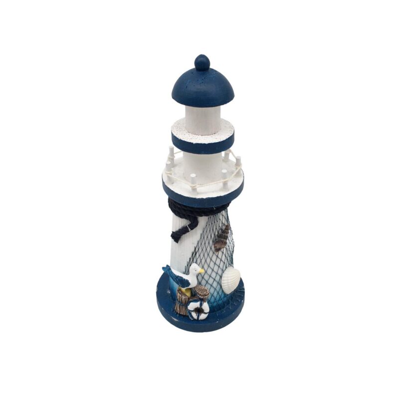Wooden Lighthouse Decor - Coastal (Summer) - life-deco.com