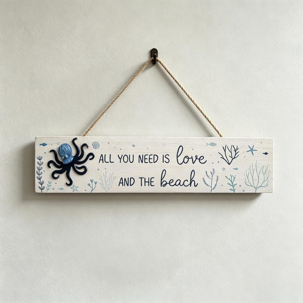 Wooden Wall Sign - Coastal (Summer) - life-deco.com
