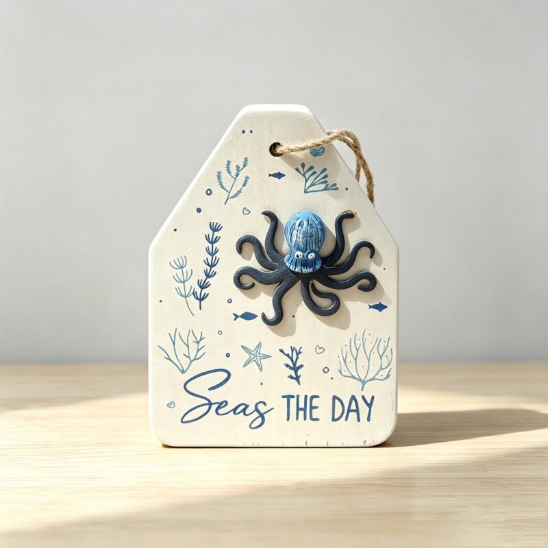 Wooden House Hanging - Coastal (Summer) - life-deco.com