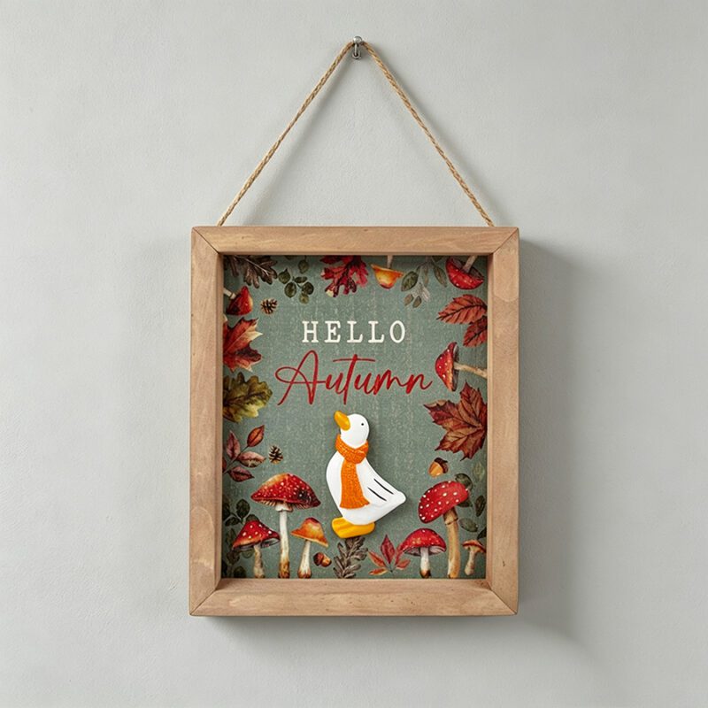 Wooden Hanging Plaque - Autumn - life-deco.com