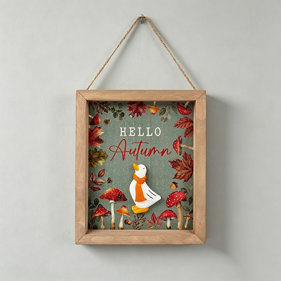 Wooden Hanging Plaque - Autumn - life-deco.com