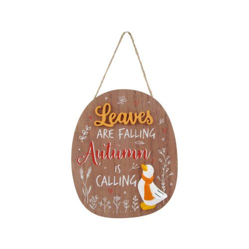 Wooden Hanging Plaque - Autumn - life-deco.com