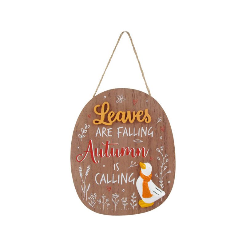 Wooden Hanging Plaque - Autumn - life-deco.com