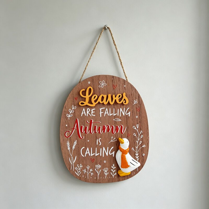 Wooden Hanging Plaque - Autumn - life-deco.com