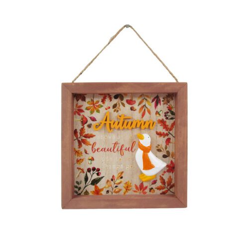 Wooden Hanging Plaque - Autumn - life-deco.com