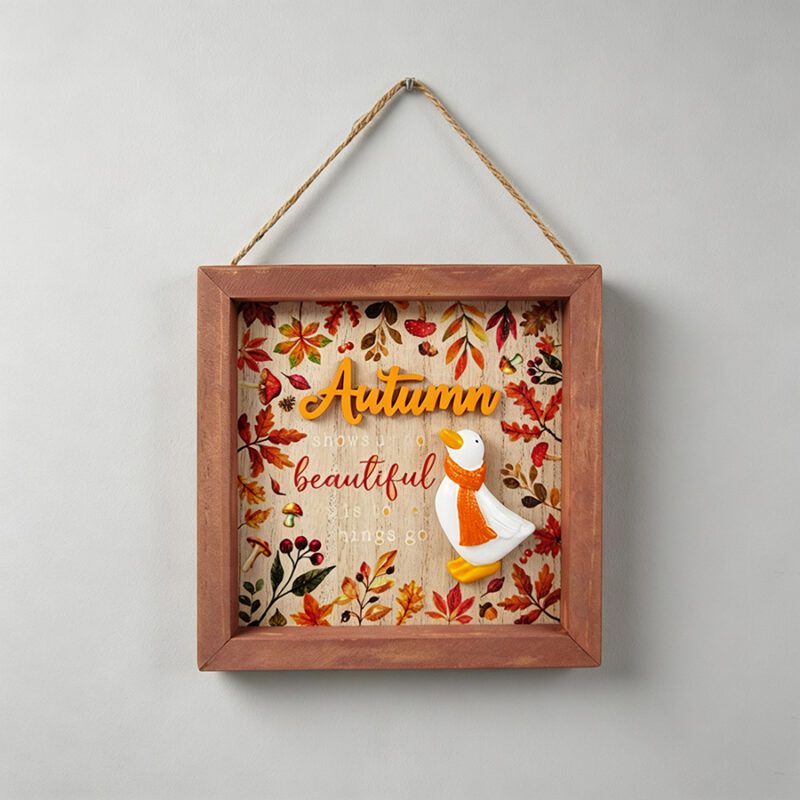 Wooden Hanging Plaque - Autumn - life-deco.com