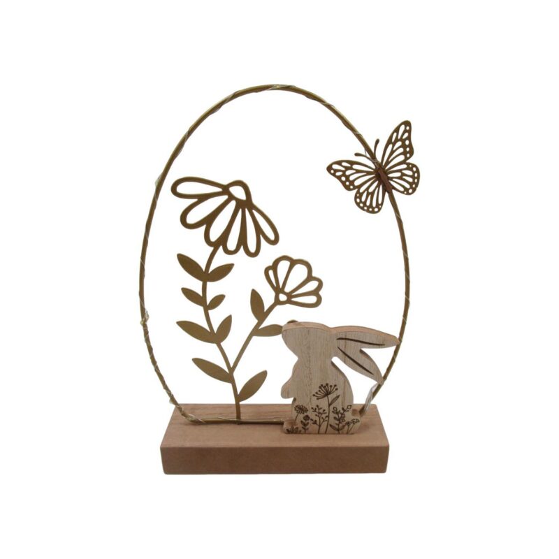 Wooden Bunny Table Ornament - Easter - life-deco.com