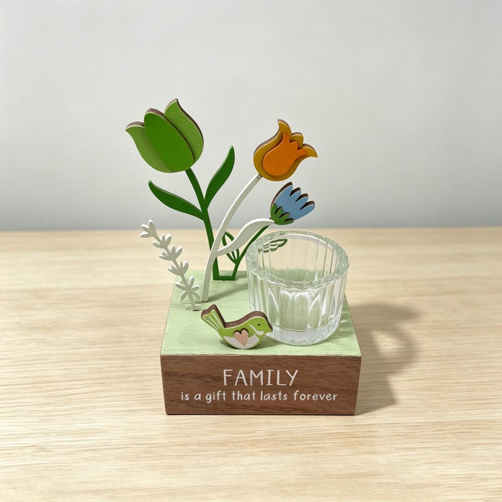 Wooden Tabletop Ornament - Spring - life-deco.com