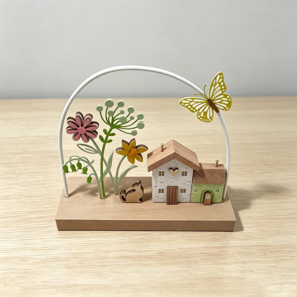 Wooden Tabletop Ornament - Spring - life-deco.com
