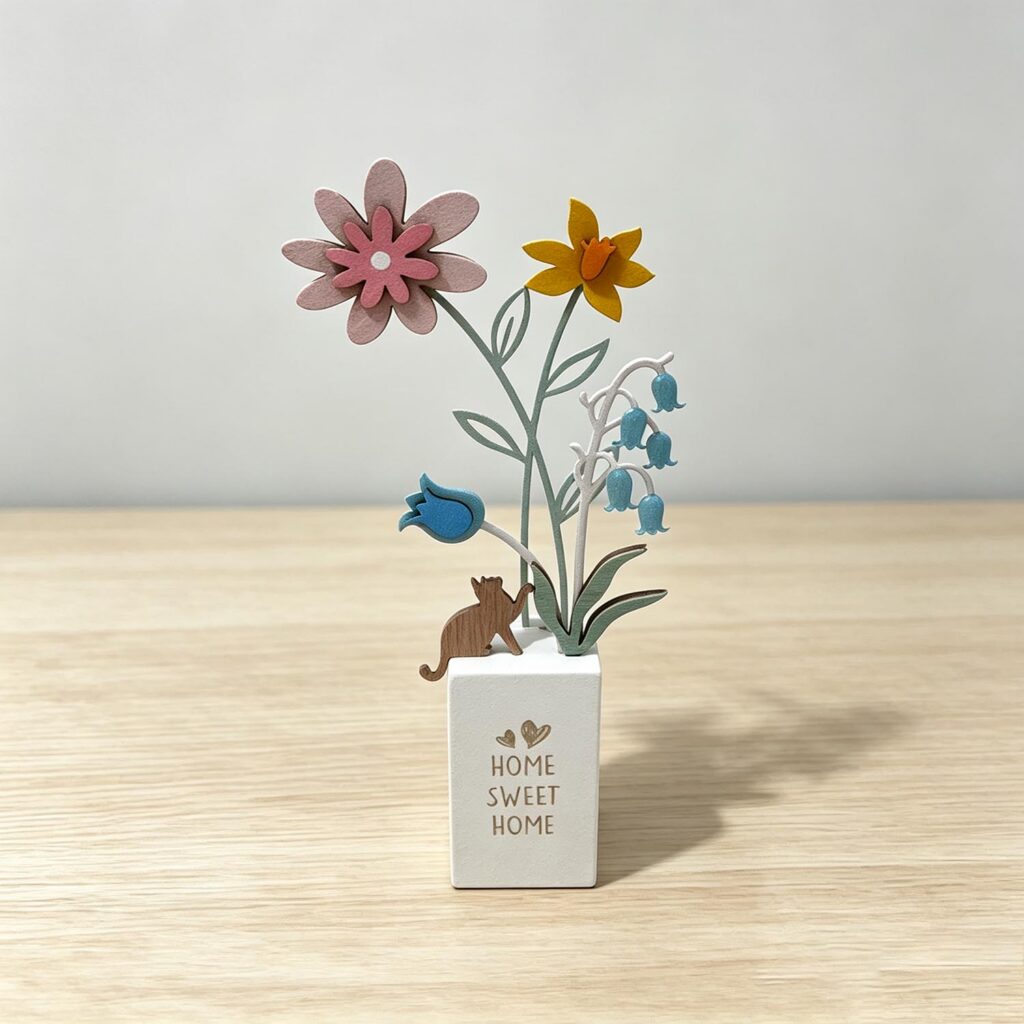 Wooden Tabletop Ornament - Spring - life-deco.com