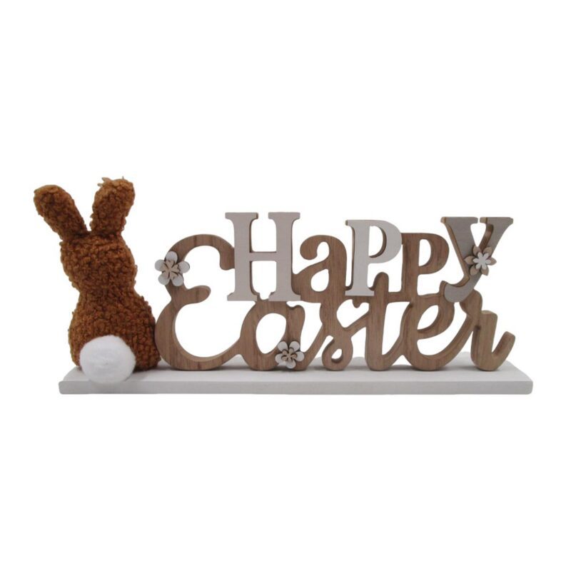 Wooden Bunny Table Ornament - Easter - life-deco.com