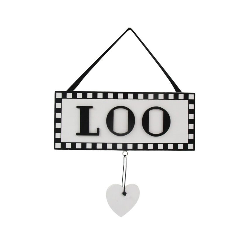 Hängeschild aus Holz – Badezimmer – life-deco.com