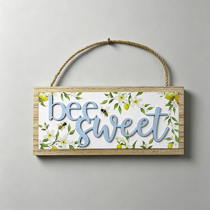Wooden Hanging Sign - Garden Décor - life-deco.com