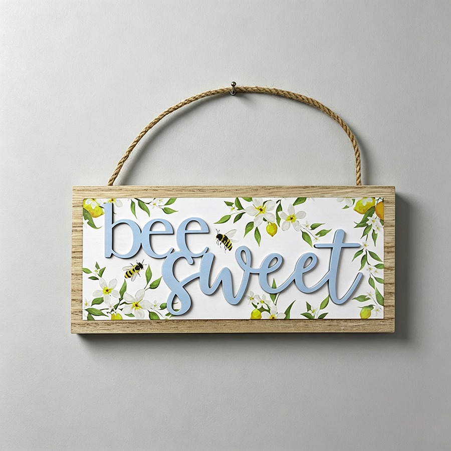 Wooden Hanging Sign - Garden Décor - life-deco.com