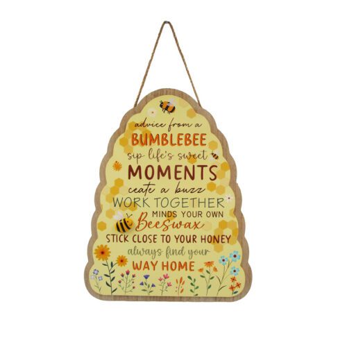 Wooden Hanging Plaque - Garden Décor - life-deco.com