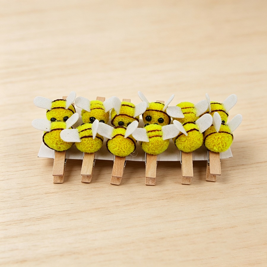 Bee Themed Decorative Clips - Garden Décor - life-deco.com