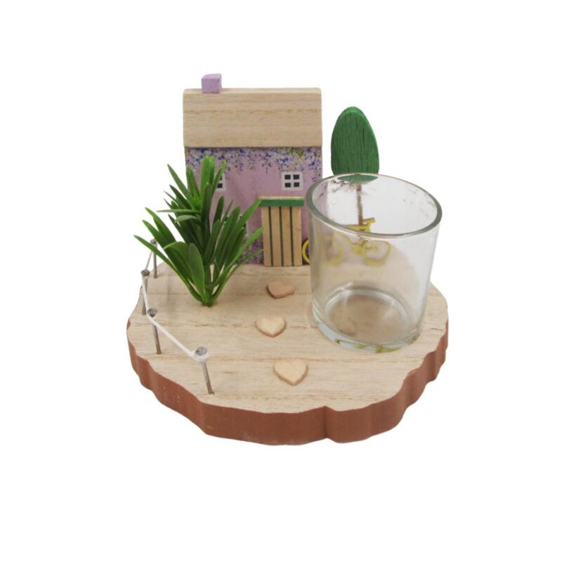 Wooden Tealight Holder - Spring - life-deco.com