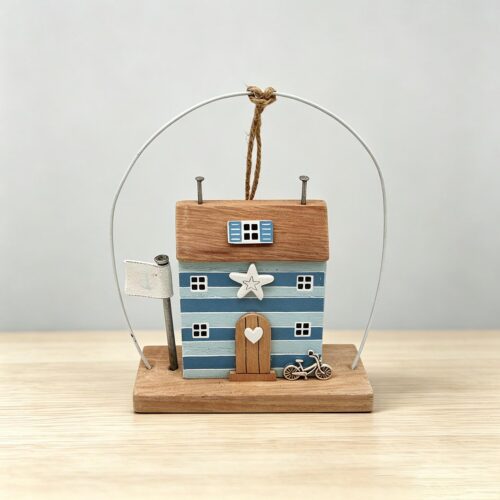 Wood & Metal Mini House Decor - Coastal (Summer) - life-deco.com