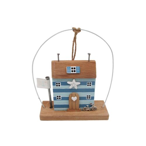 Wood & Metal Mini House Decor - Coastal (Summer) - life-deco.com