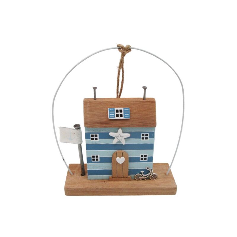 Wood & Metal Mini House Decor - Coastal (Summer) - life-deco.com