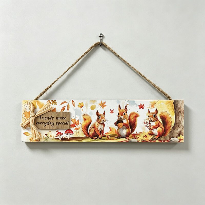 Wooden Hanging Plaque - Autumn - life-deco.com