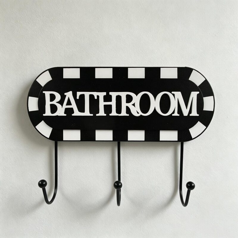 Hängeschild aus Holz – Badezimmer – life-deco.com