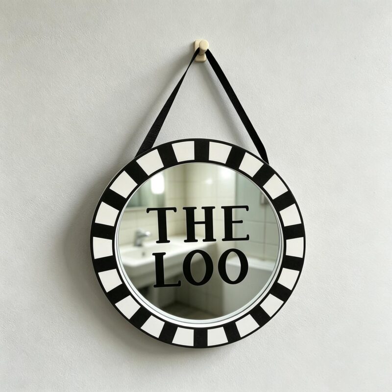 Hängeschild aus Holz – Badezimmer – life-deco.com