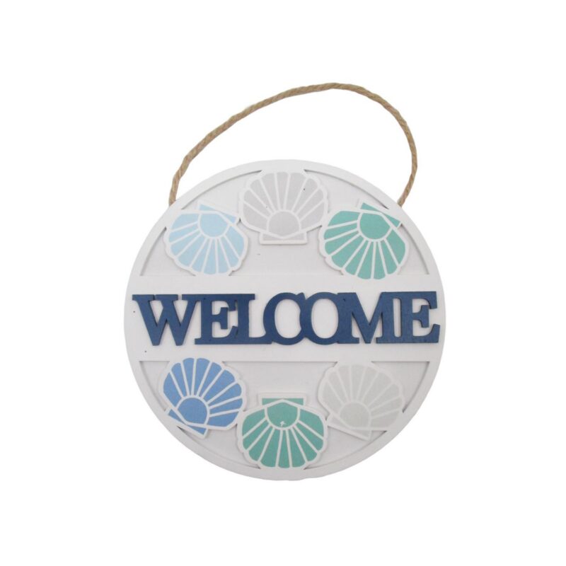 Round Welcome Sign - Coastal (Summer) - life-deco.com