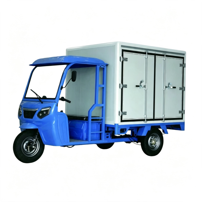 Closed Van Electric Cargo Tricycle - Closed Van Electric Cargo Tricycle1 - bochenelectricbike.com