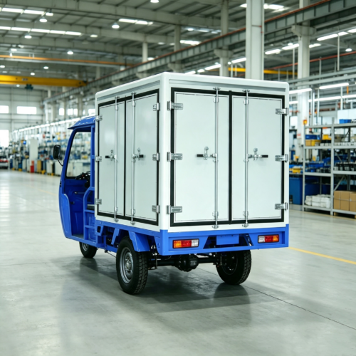 Closed Van Electric Cargo Tricycle - Closed Van Electric Cargo Tricycle2 - bochenelectricbike.com