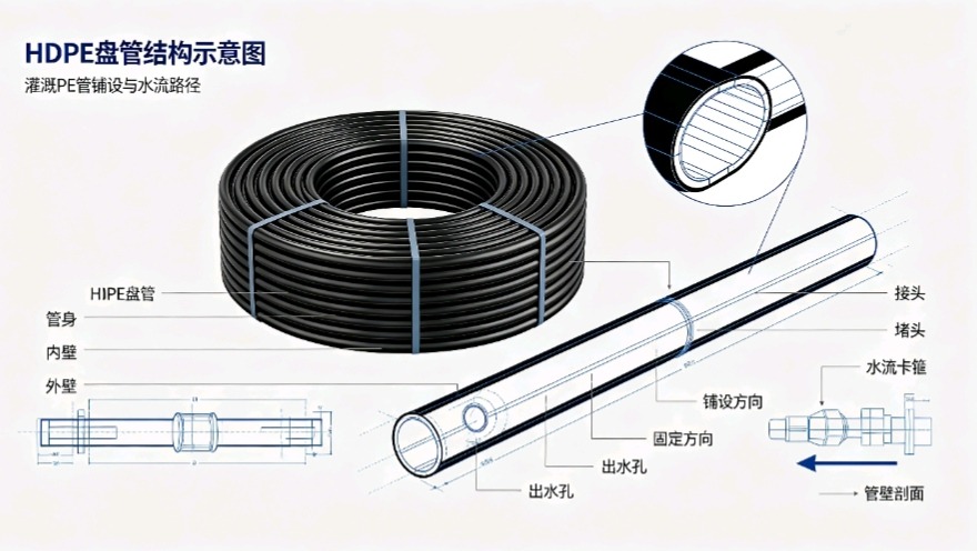 HDPE Coil Irrigation Pipe - Irrigation Accessories - bochenagrimachinery.com