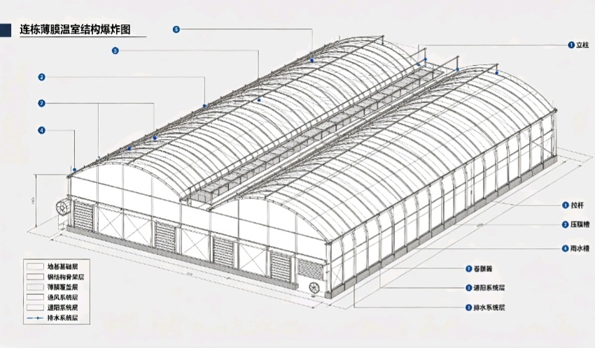 Multi‑span Film Greenhouse - Agricultural Facilities - bochenagrimachinery.com