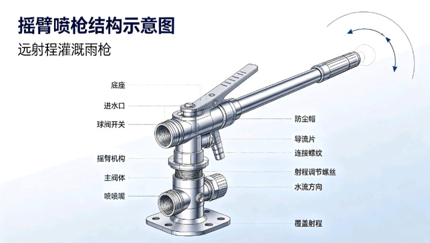 Rain Gun Sprinkler - Irrigation Accessories - bochenagrimachinery.com
