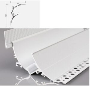 118*43 Reflector Light LED Profile for Ceiling Corner - LED Profiles - ruifarled.com