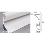 DJX6036 LED Profile of Linear Light for Ceiling Corner - LED Profiles - ruifarled.com