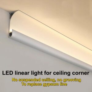 DJX6036 LED Profile of Linear Light for Ceiling Corner - LED Profiles - ruifarled.com