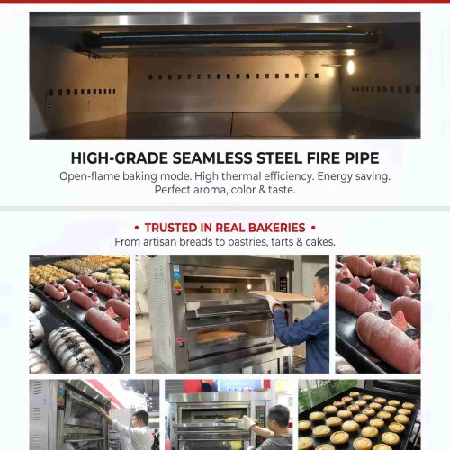 Professional industrial gas cake baking oven factory price</trp-post-containe...