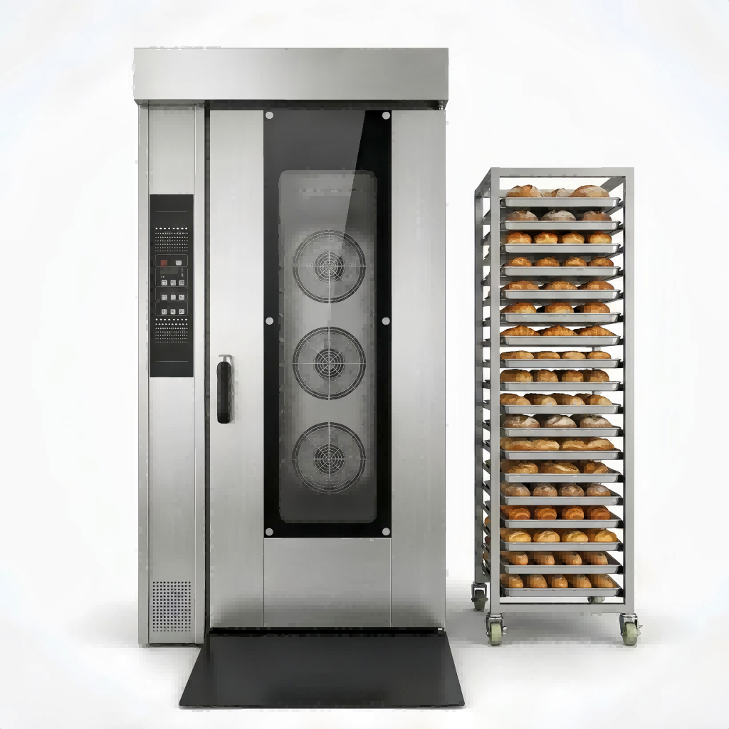 15 Tray trolley big size large industrial convection oven for bread - Convection Oven - rmachinery.com