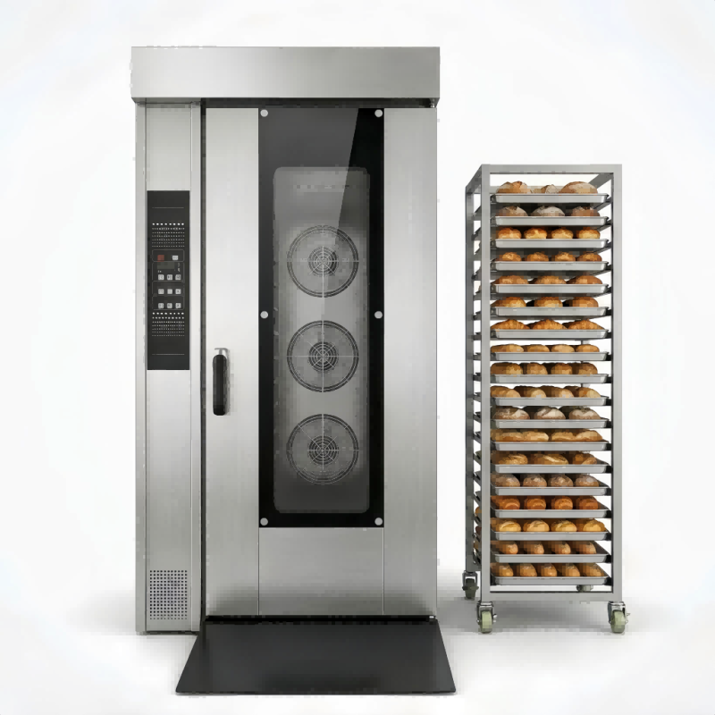15 Tray trolley big size large industrial convection oven for bread - Convection Oven - rmachinery.com