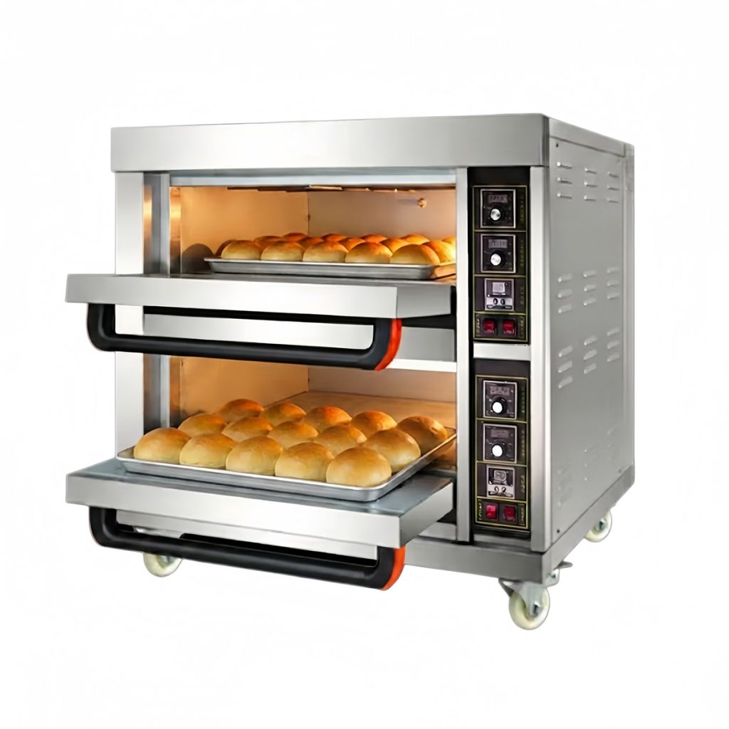 220V Small electric mini single tray per deck oven for baking - Deck Oven - rmachinery.com