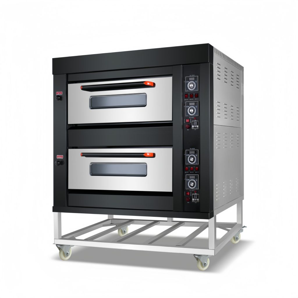 YCQ1 Black Bakery Bread Baking Cake Deck gas oven for sale price</trp-post-con...