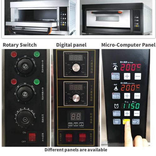 220V Small electric mini single tray per deck oven for baking - Deck Oven - rmachinery.com
