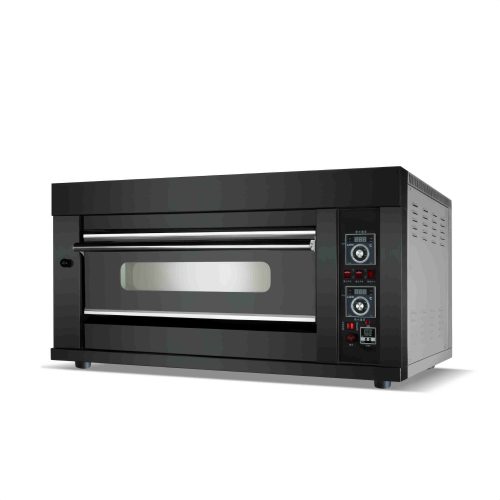Black Cheap Big Glass door type Black new deck bakery ovenmachine for sale - Deck Oven - rmachinery.com