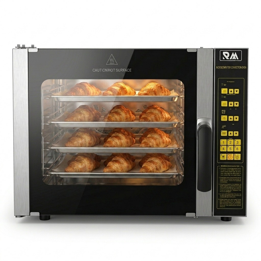 4 Tray kitchen small benchtop compact countertop convection oven - Convection Oven - rmachinery.com